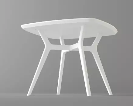 Стол Unika Lars 100x100cm орех