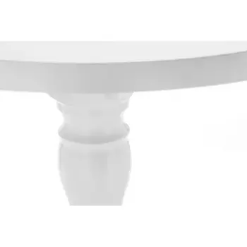 Стол вилмар глянцевый белого цвета с ножками из массива