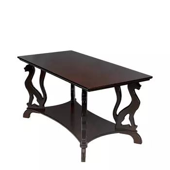 Стол журнальный багира с полкой