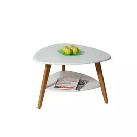 Стол журнальный джилонг с полкой цвета венге