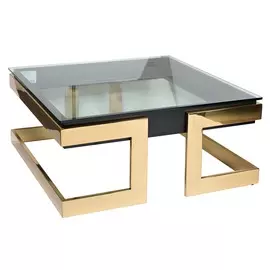 Стол журнальный Marbella со стеклянной поверхностью