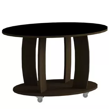 Стол журнальный с овальной столешницей