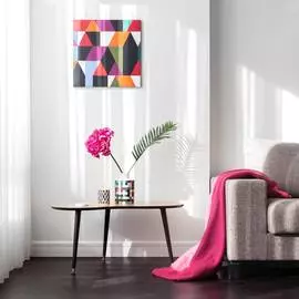 Стол журнальный Woodi "Почка" с бирюзовой столешницей