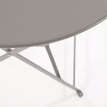 Столик Alrick Round Taupe серого цвета