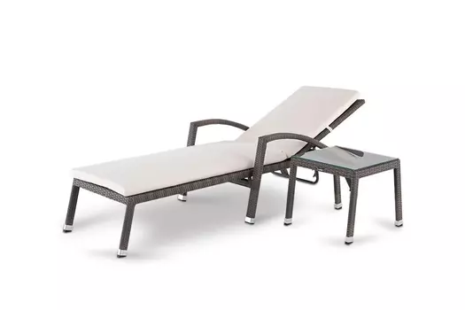 Столик для шезлонга парма из искусственного ротанга