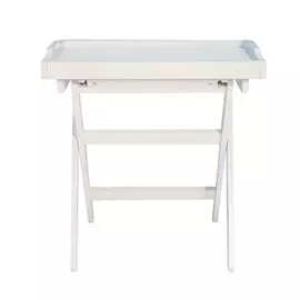 Столик с подносом лотос цвета молочный дуб