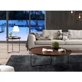 Столик журнальный с металлическим подстольем