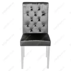 Стул Amelia White Fabric Grey серого цвета