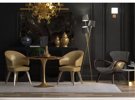 Стул Apriori k коричневого цвета