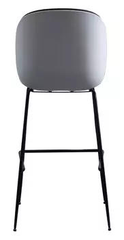 Стул барный Beetle Antracite темно-серого цвета