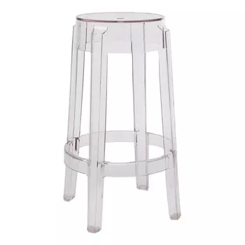 Стул барный Charles Ghost прозрачный