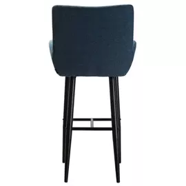 Стул барный Henrik сканди блю арт синего цвета