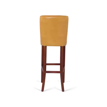 Стул барный Lennik с кожаным сидением
