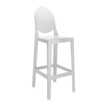 Стул барный One More белого цвета