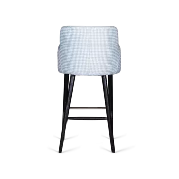 Стул барный Stewart с голубым принтом