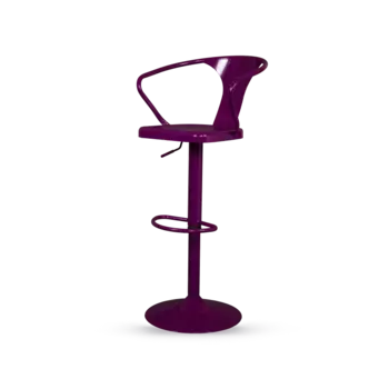 Стул барный Tolix фиолетового цвета