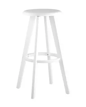 Стул барный вращающийся Hoker белого цвета