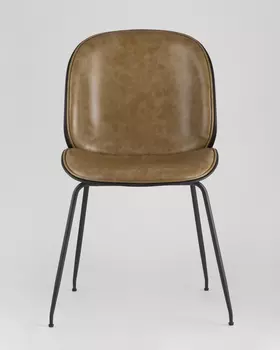 Стул Beetle pu болотно-зеленого цвета