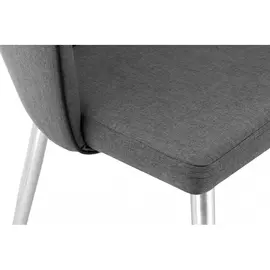 Стул Benza Grey Fabric серого цвета