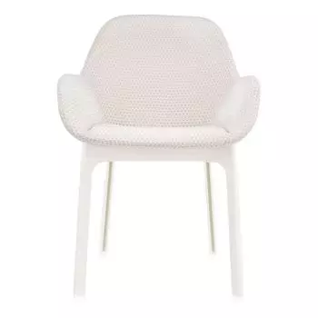 Стул Clap бежево-белого цвета