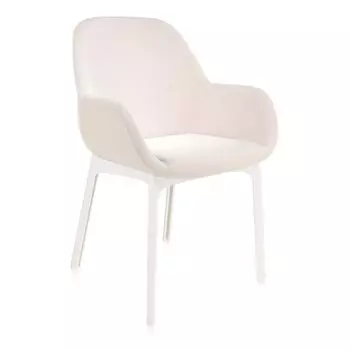 Стул Clap бежево-белого цвета