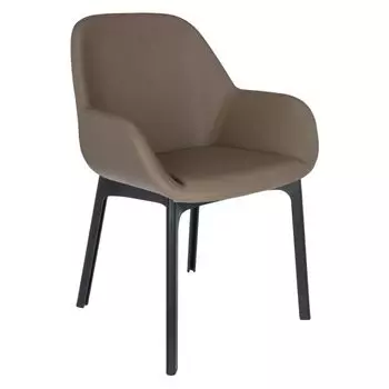 Стул Clap черно-бежевого цвета