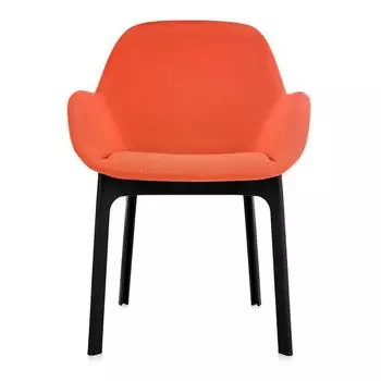 Стул Clap черно-оранжевого цвета