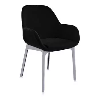 Стул Clap черно-серого цвета