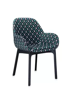 Стул Clap Double j.Olive зеленый с черными ножками