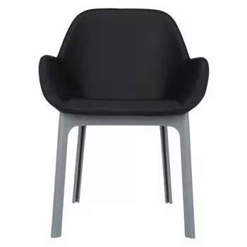 Стул Clap серо-черного цвета
