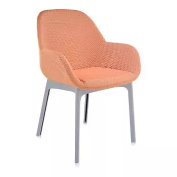 Стул Clap серо-оранжевого цвета