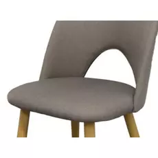 Стул Cleo серо-коричневого цвета