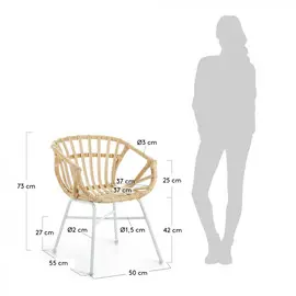 Стул Constant на металлических ножках