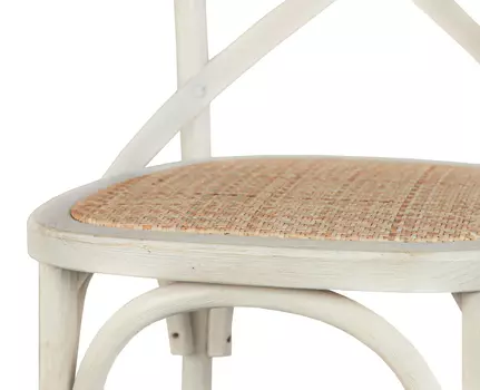 Стул Cross Back White Brush