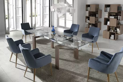 Стул Espacio синего цвета