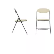 Стул Fold раскладной бежевого цвета