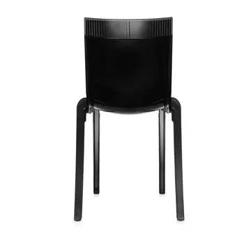 Стул hi-Cut черного цвета с серой вставкой