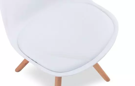 Стул кейси с белым сидением