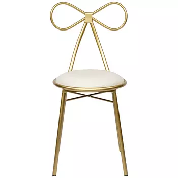 Стул кокет голд золотого цвета