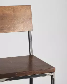 Стул квадрум из массива березы и стали