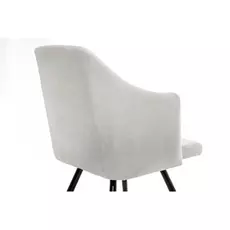 Стул Lans наметаллическом каркасе с обивкой светло-серого цвета