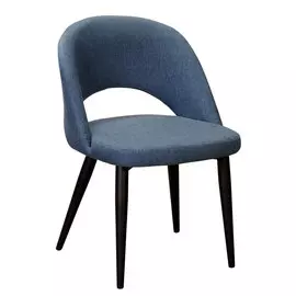 Стул Lars сканди блю арт на металлических ножках