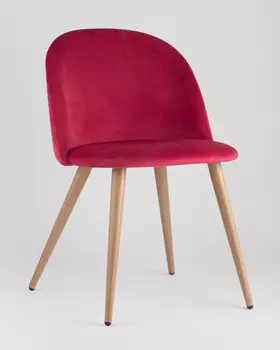 Стул лион красного цвета