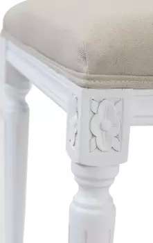 Стул Lotos White с мягкой обивкой