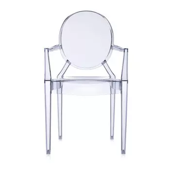 Стул Louis Ghost синего цвета