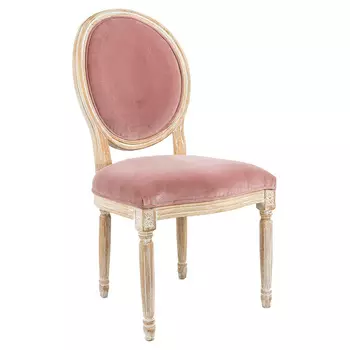 Стул луи с обивкой розового цвета