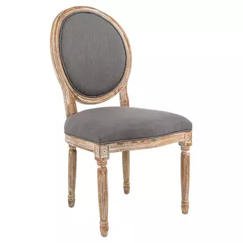Стул луи туманная луна с обивкой серого цвета