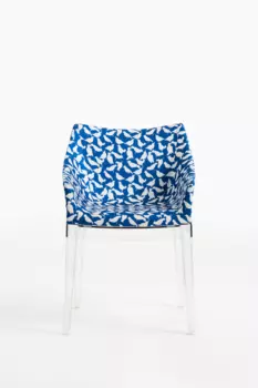 Стул Madame Uccelliniбело-синеего цвета