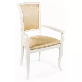 Стул Milano в обивке из ткани золотистого цвета