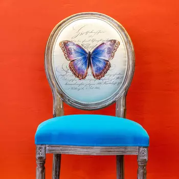 Стул мисс октавия с бархатным сидением